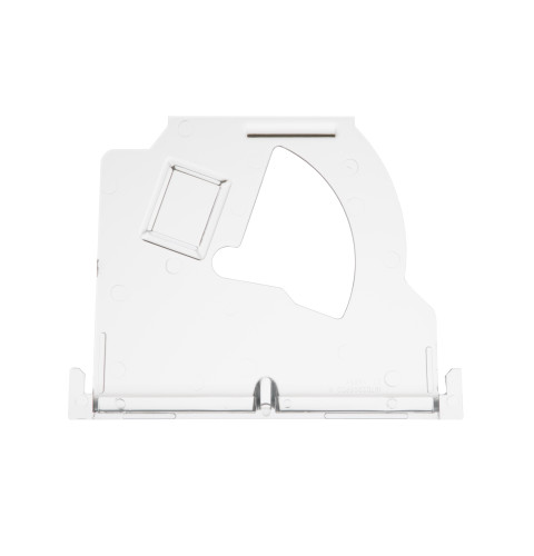 Refrigerator ice bucket cover  crushing housing and dispenser auger plate