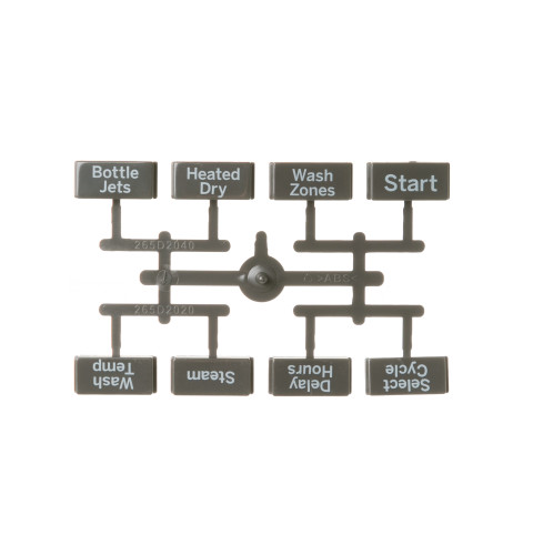 DISHWASHER BUTTON & GRAPHICS