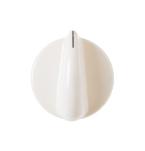 Range surface burner control knob, bisque