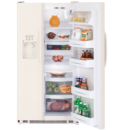 GE® 25.0 Cu. Ft. Capacity Side-By-Side Refrigerator with Dispenser