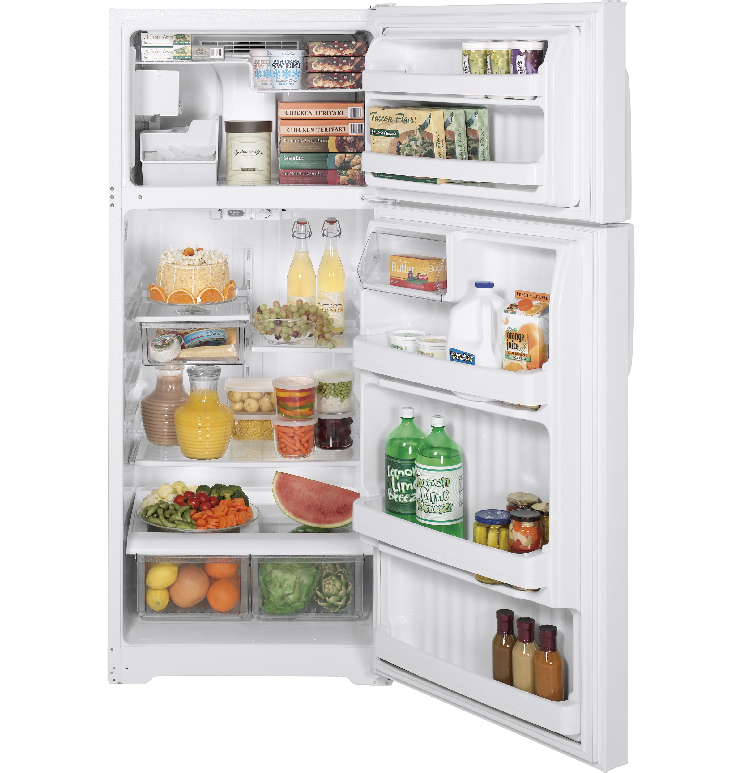 GE® ENERGY STAR® 18.1 Cu. Ft. Top-Freezer Refrigerator