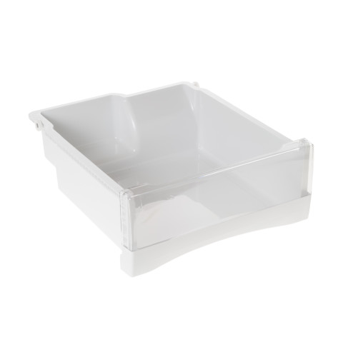 Refrigerator left half width veg bin