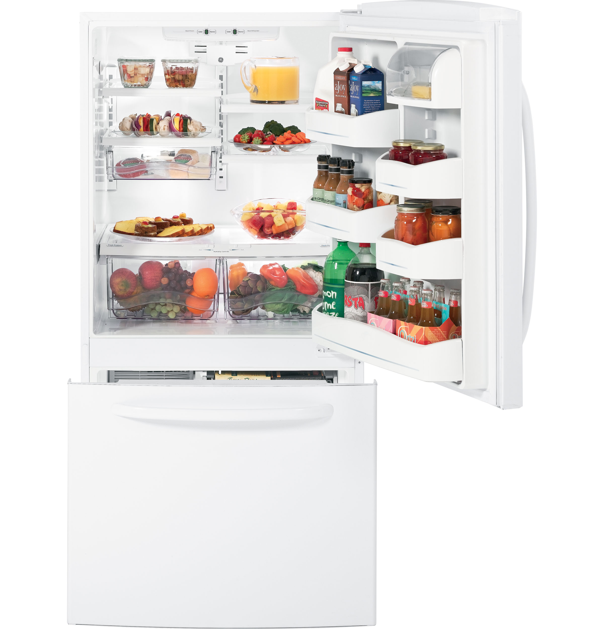 GE® 22.9 Cu. Ft. Bottom-Freezer Drawer Refrigerator