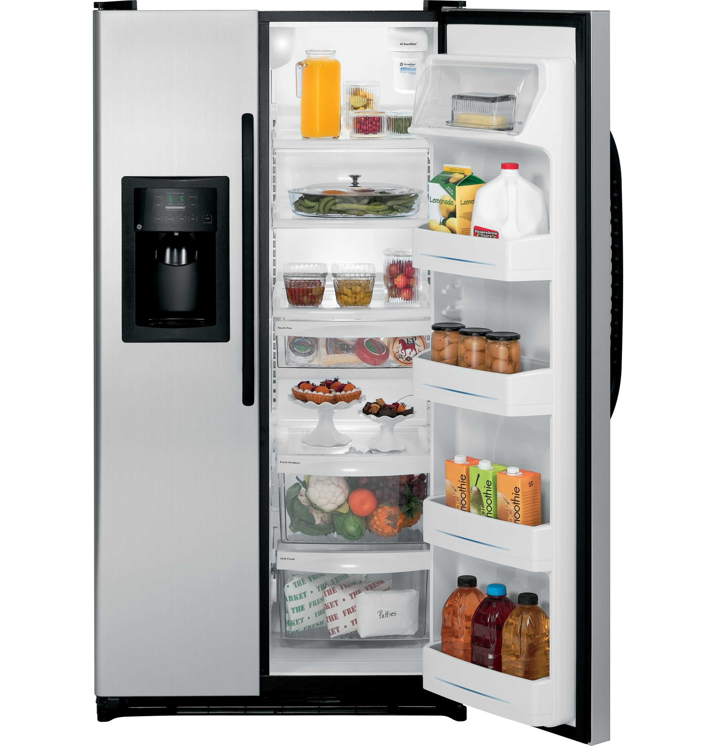 GE® ENERGY STAR® 25.3 Cu. Ft. Side-By-Side Refrigerator with Dispenser