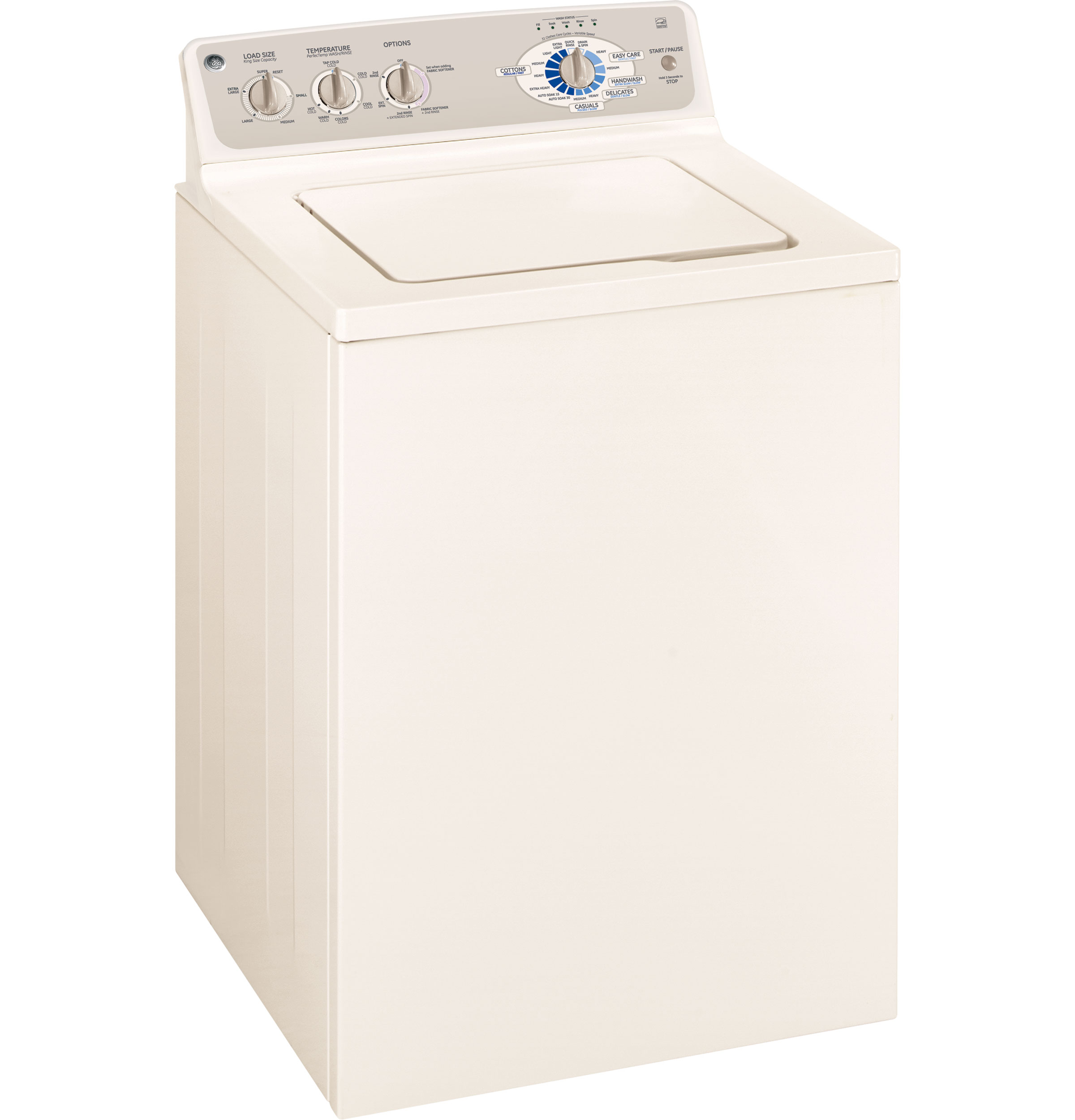 GE® 3.5 Cu. Ft. King-size Capacity Washer with Stainless Steel Basket