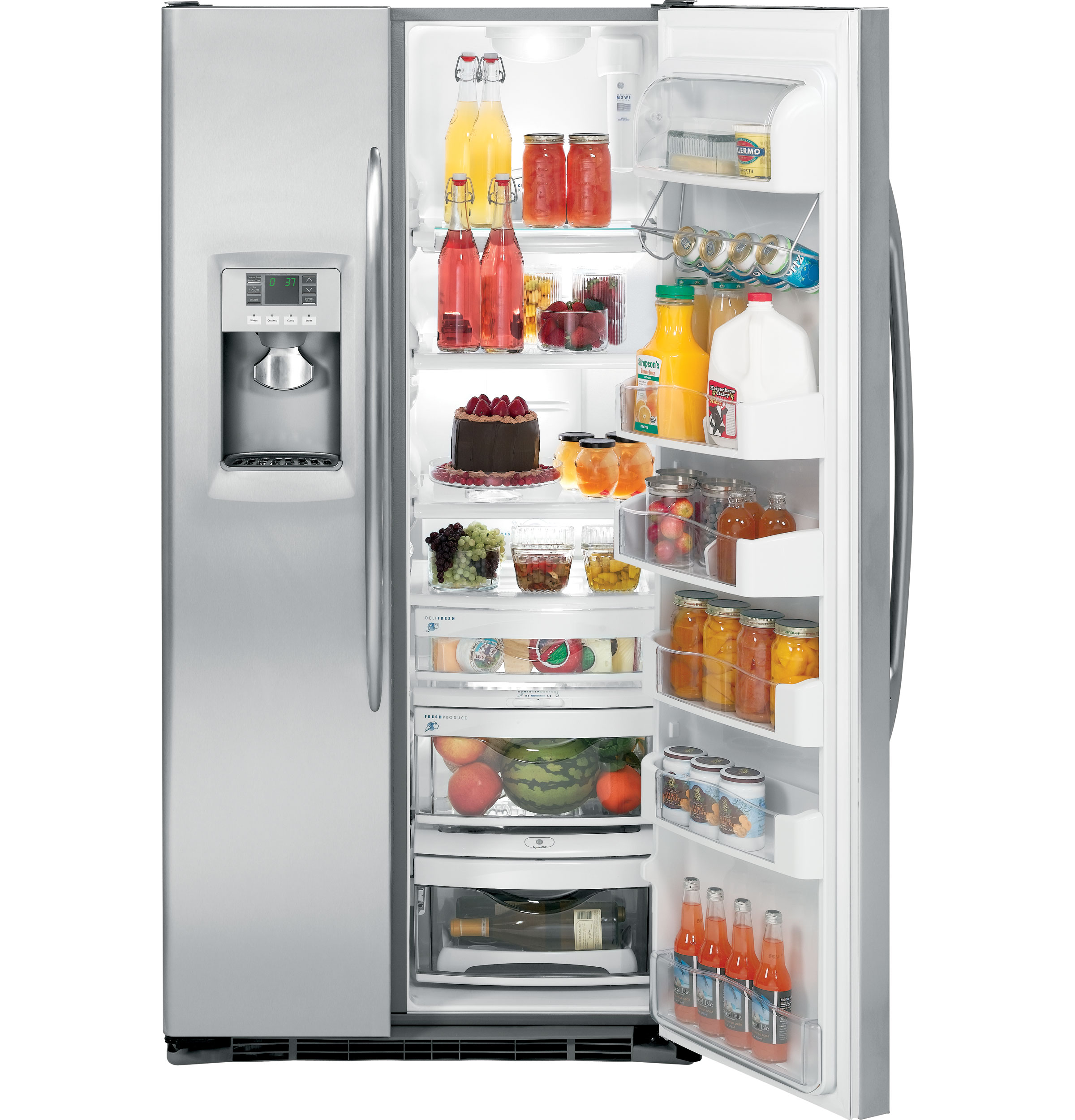 GE Profile™ 24.6 Cu. Ft. Side-by-Side Refrigerator