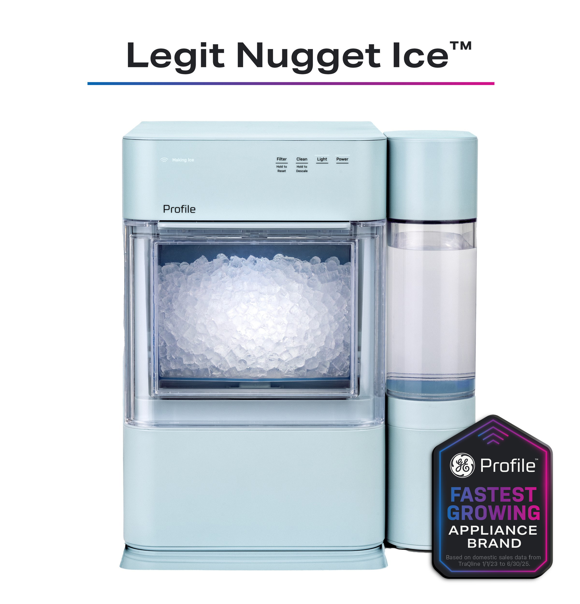 GE Profile™ Opal™ 2.0 Nugget Ice Maker with 1 gallon XL side tank