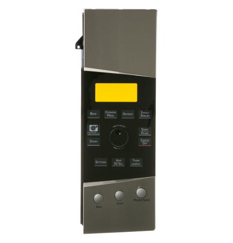 MICROWAVE CONTROL PANEL - BLACK & STAINLESS STEEL