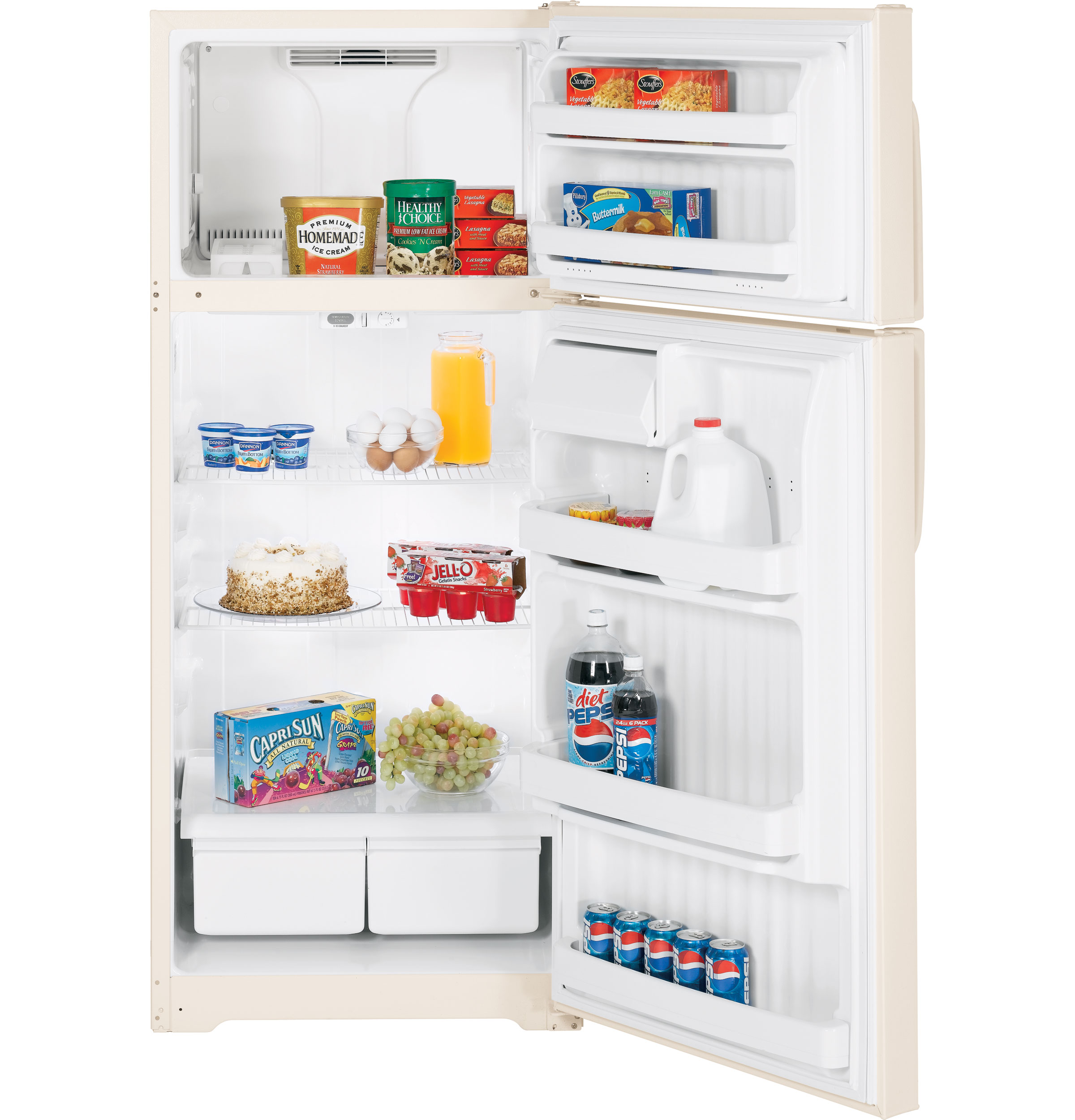 GE® ENERGY STAR® 18.1 Cu. Ft. Top-Freezer Refrigerator