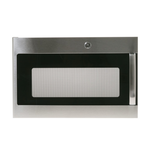 MICROWAVE DOOR - BLACK & STAINLESS STEEL