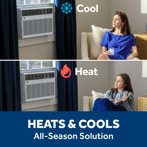 Cools & Heats Medium Rooms