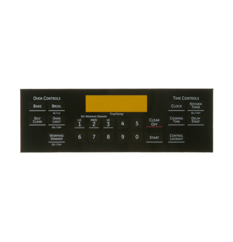 RANGE FACEPLATE - T011 BLACK