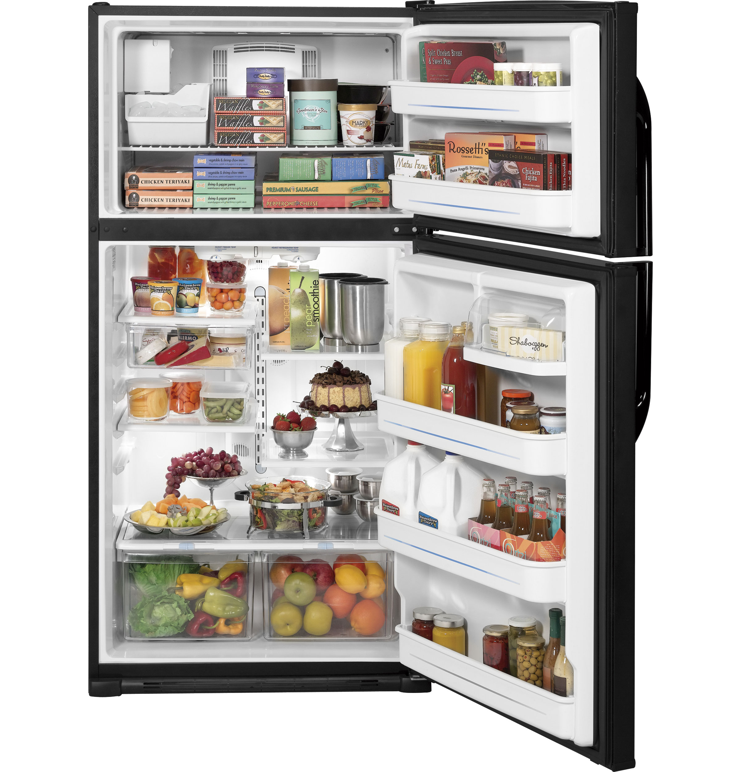 GE® ENERGY STAR® 21.0 Cu. Ft. Top-Freezer Refrigerator