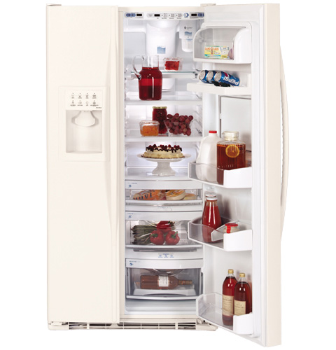 GE Profile™ 28.7 Cu. Ft. Side-by-Side Refrigerator with Refreshment Center