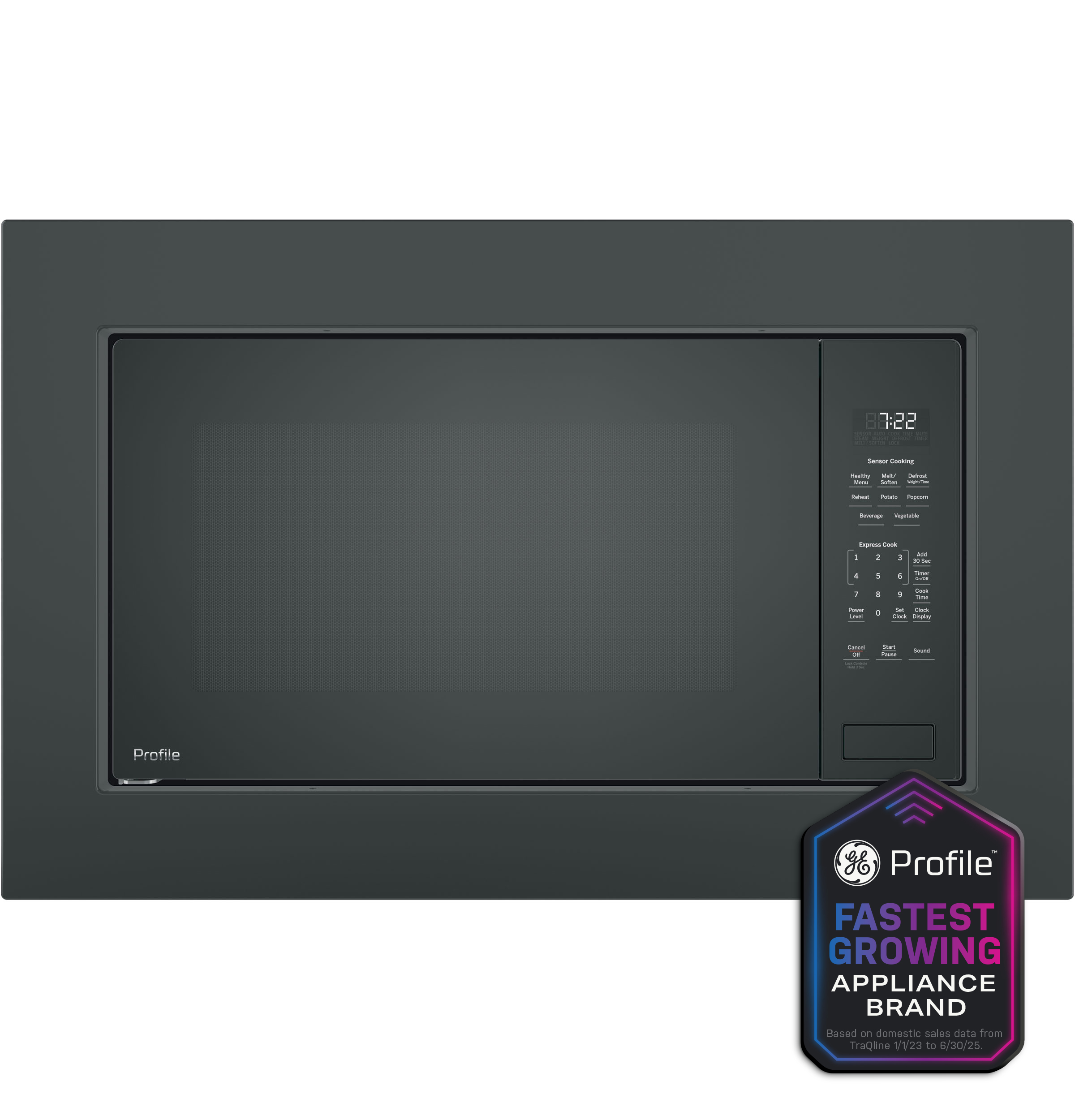 GE Profile™ 2.2 Cu. Ft. Built-In Sensor Microwave Oven