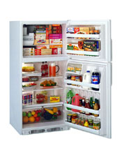 GE® 20.6 Cu. Ft. Top-Mount No-Frost Refrigerator with Automatic Icemaker