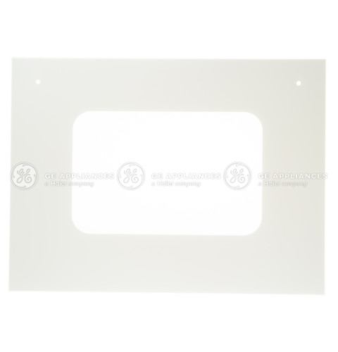 GLASS OVEN DOOR OUT (WHITE)