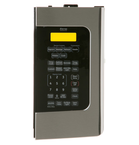 MICROWAVE CONTROL PANEL - BLACK & STAINLESS STEEL