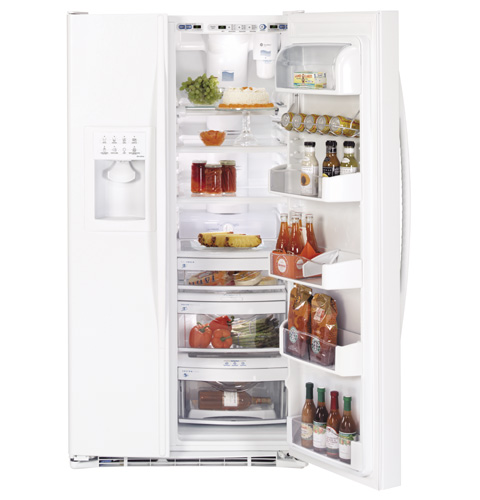 GE Profile CustomStyle™ 22.6 Cu. Ft. Side-By-Side Refrigerator