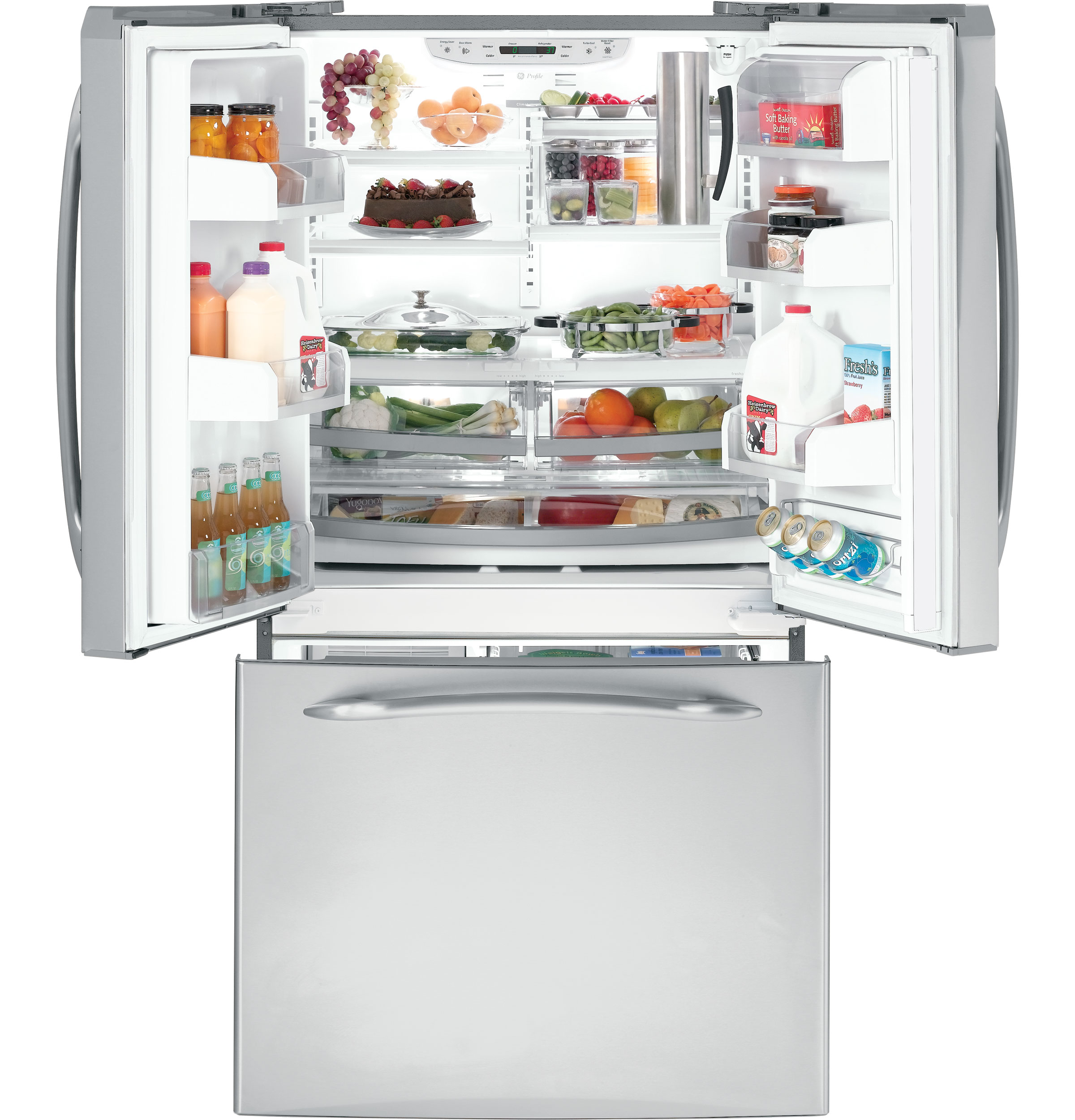 GE Profile™ 25.1 Cu. Ft. French-Door Refrigerator with Icemaker