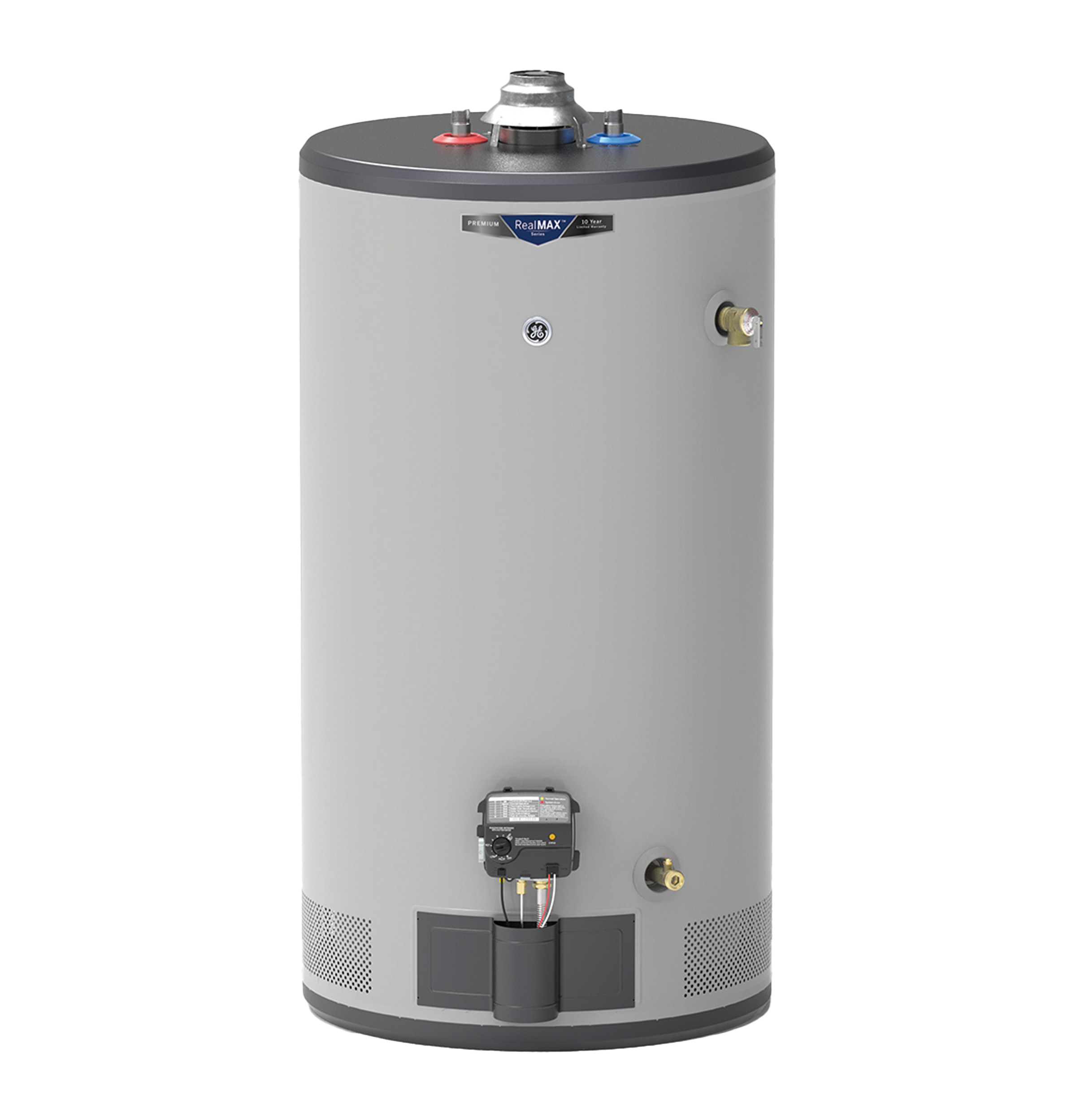 GE RealMAX Premium 50-Gallon Short Natural Gas Atmospheric Water Heater