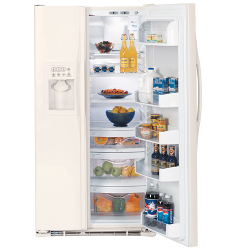 GE® 25.4 Cu. Ft. Side-By-Side Refrigerator with Dispenser