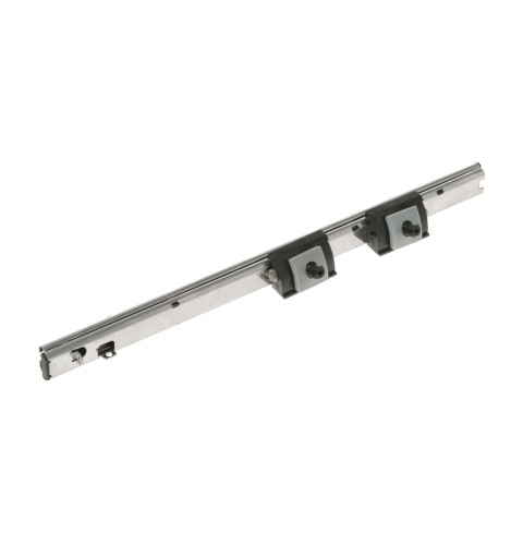 Dishwasher third rack rail assembly - left