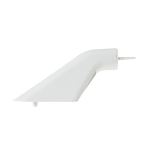 Range Oven Handle End Cap - White
