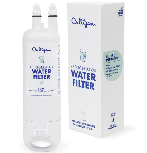 Culligan CUW1 Replaces Whirlpool™ (EDR1RXD1, WHR1RXD1, KAD1RXD1) Refrigerator Water Filter 1
