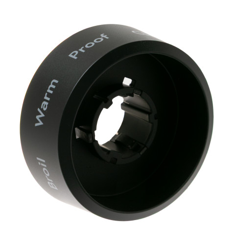 DUAL GAS OVEN BEZEL - FLAT BLACK