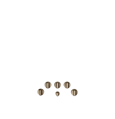 CAFÉ™ 5 Gas Cooktop Knobs - Brushed Bronze