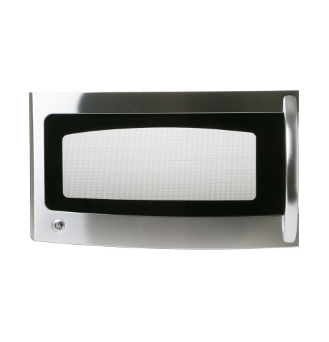 MICROWAVE DOOR ASSEMBLY - STAINLESS & BLACK