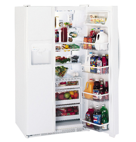 GE Profile Performance™ 30.0 Cu. Ft. Side-by-Side Refrigerator with Dispenser and Water By Culligan™