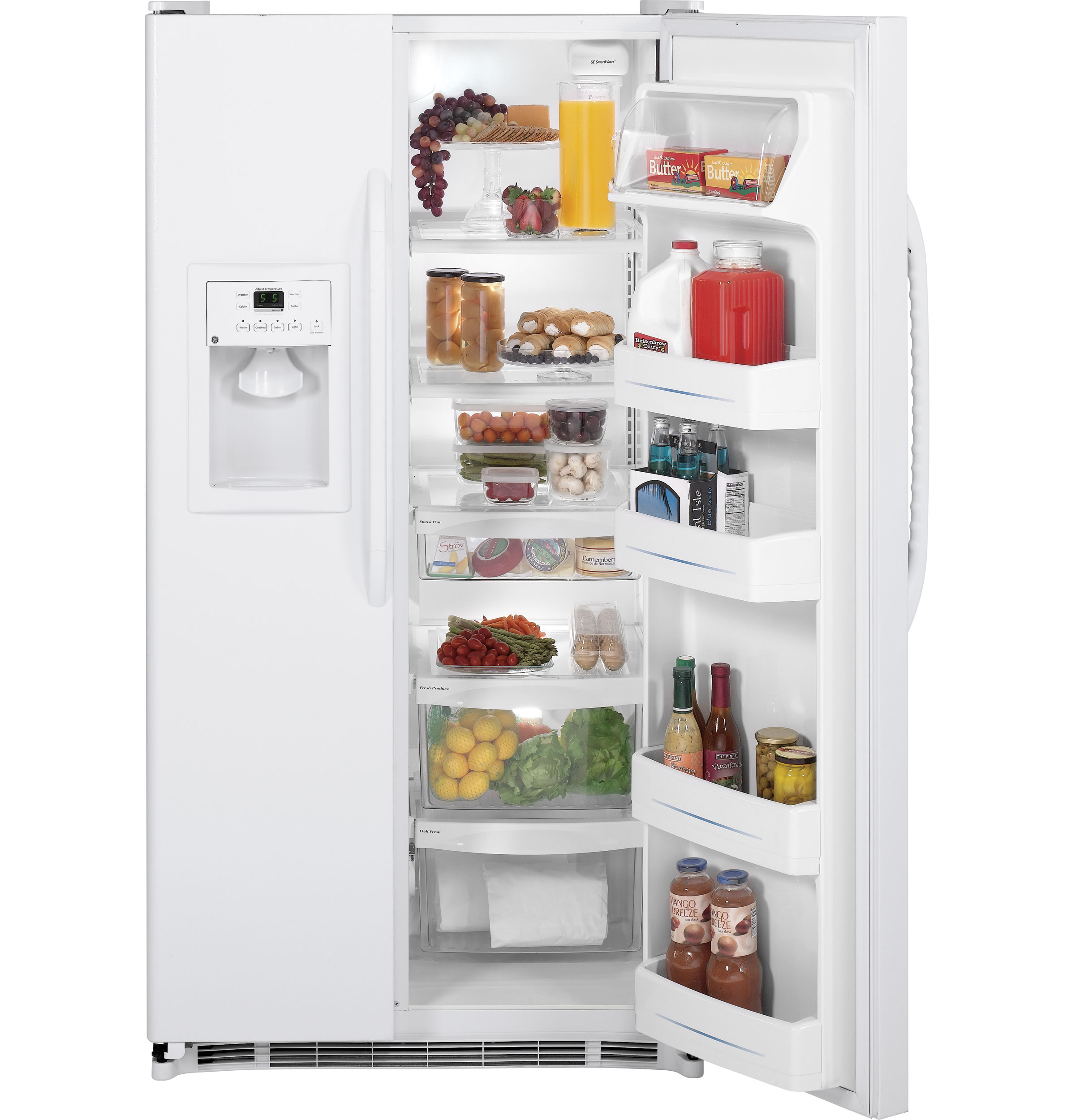 GE® ENERGY STAR® 21.9 Cu. Ft. Side-By-Side Refrigerator with Dispenser