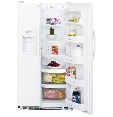 GE® 21.8 Cu. Ft. Side by Side Refrigerator with Dispenser