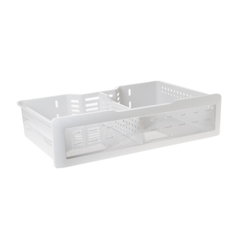 Refrigerator basket upper full freezer assembly