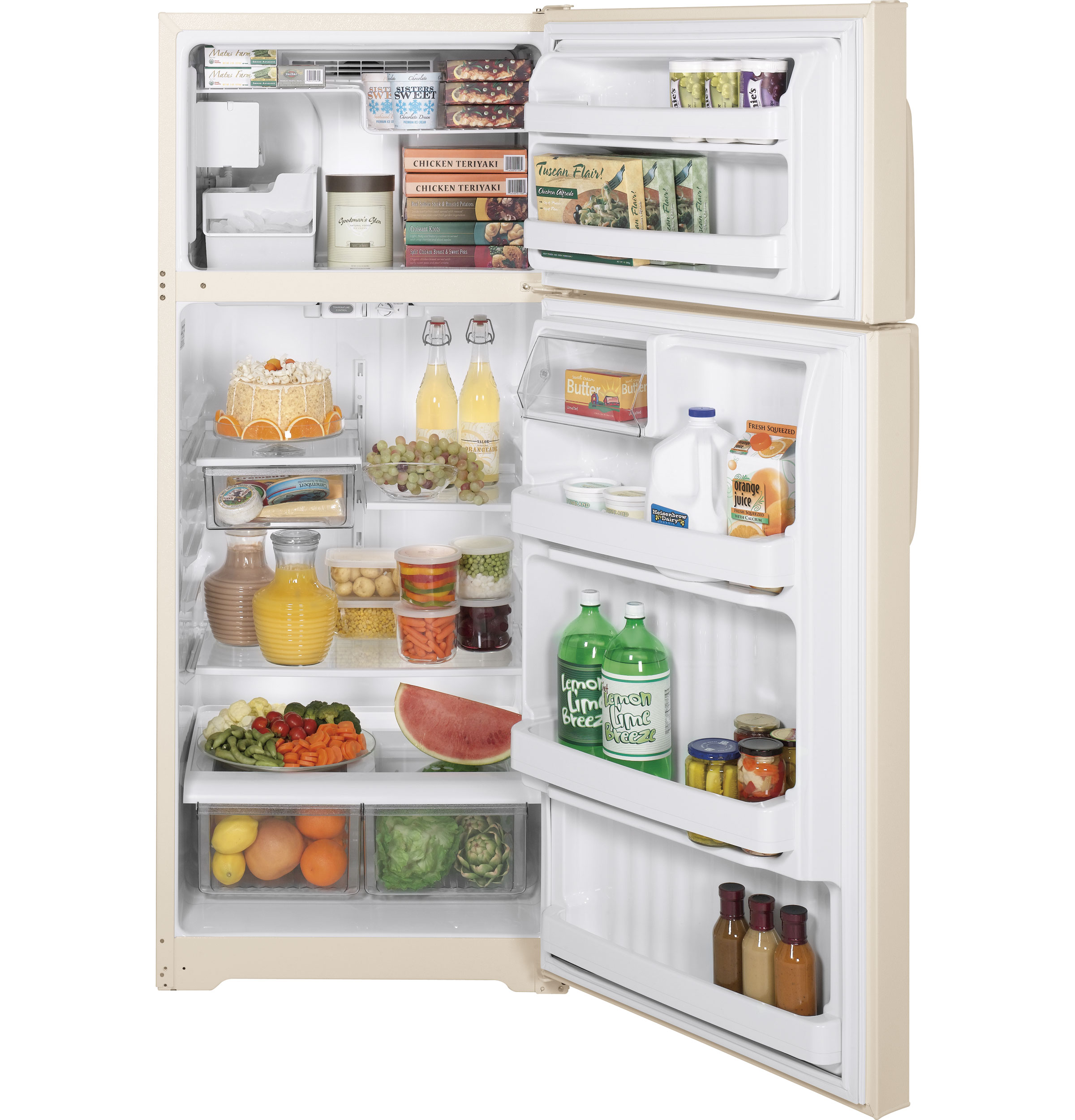 GE® ENERGY STAR® 18.1 Cu. Ft. Top-Freezer Refrigerator