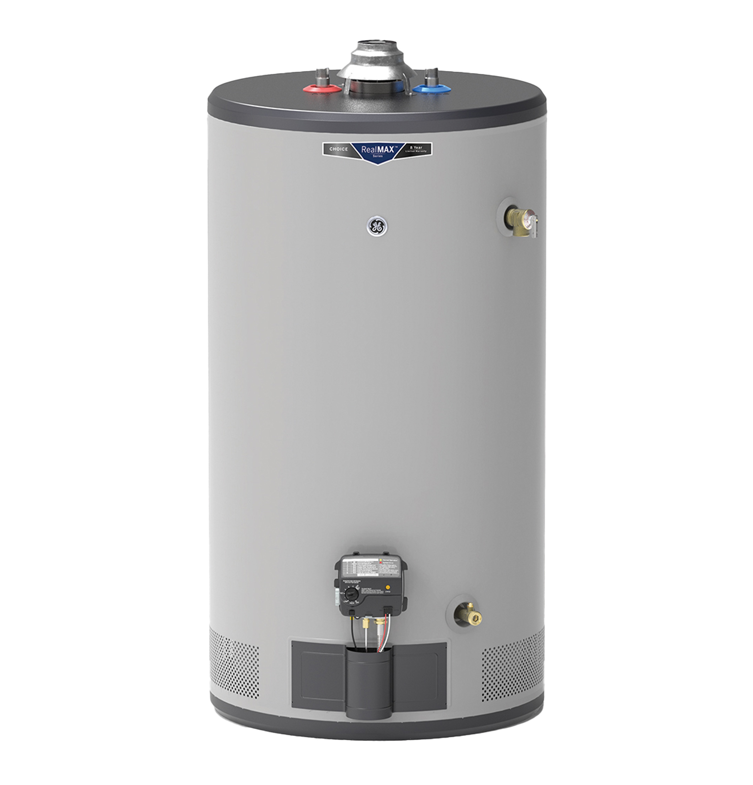 GE RealMAX Choice 50-Gallon Short Natural Gas Atmospheric Water Heater