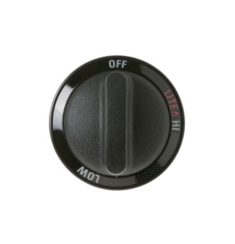 Range Surface Burner Control Knob-black