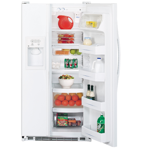 GE® 24.9 Cu. Ft. Side-By-Side Refrigerator with Dispenser