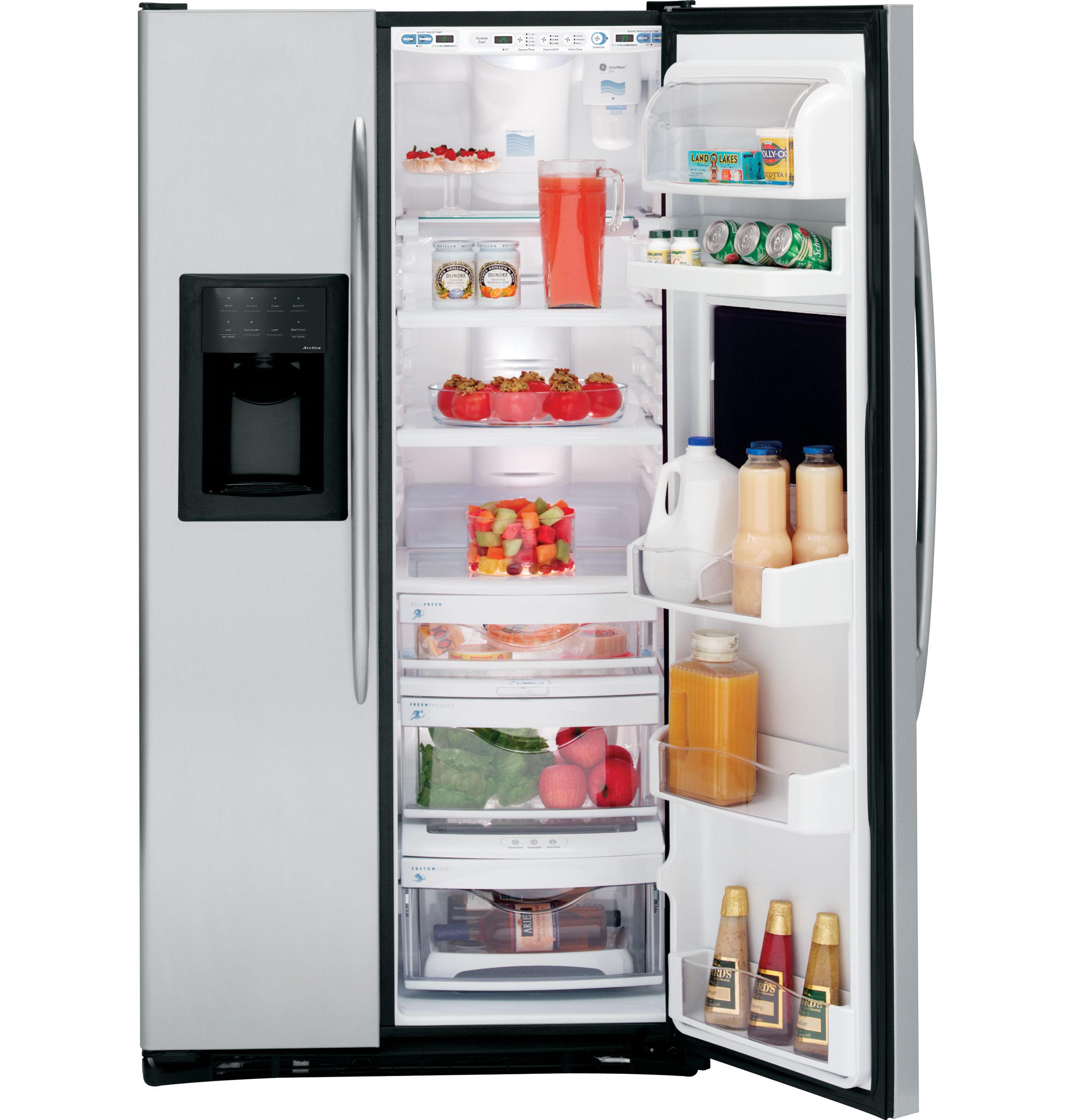 GE Profile Counter-Depth 22.6 Cu. Ft. Side-by-Side with Refreshment Center