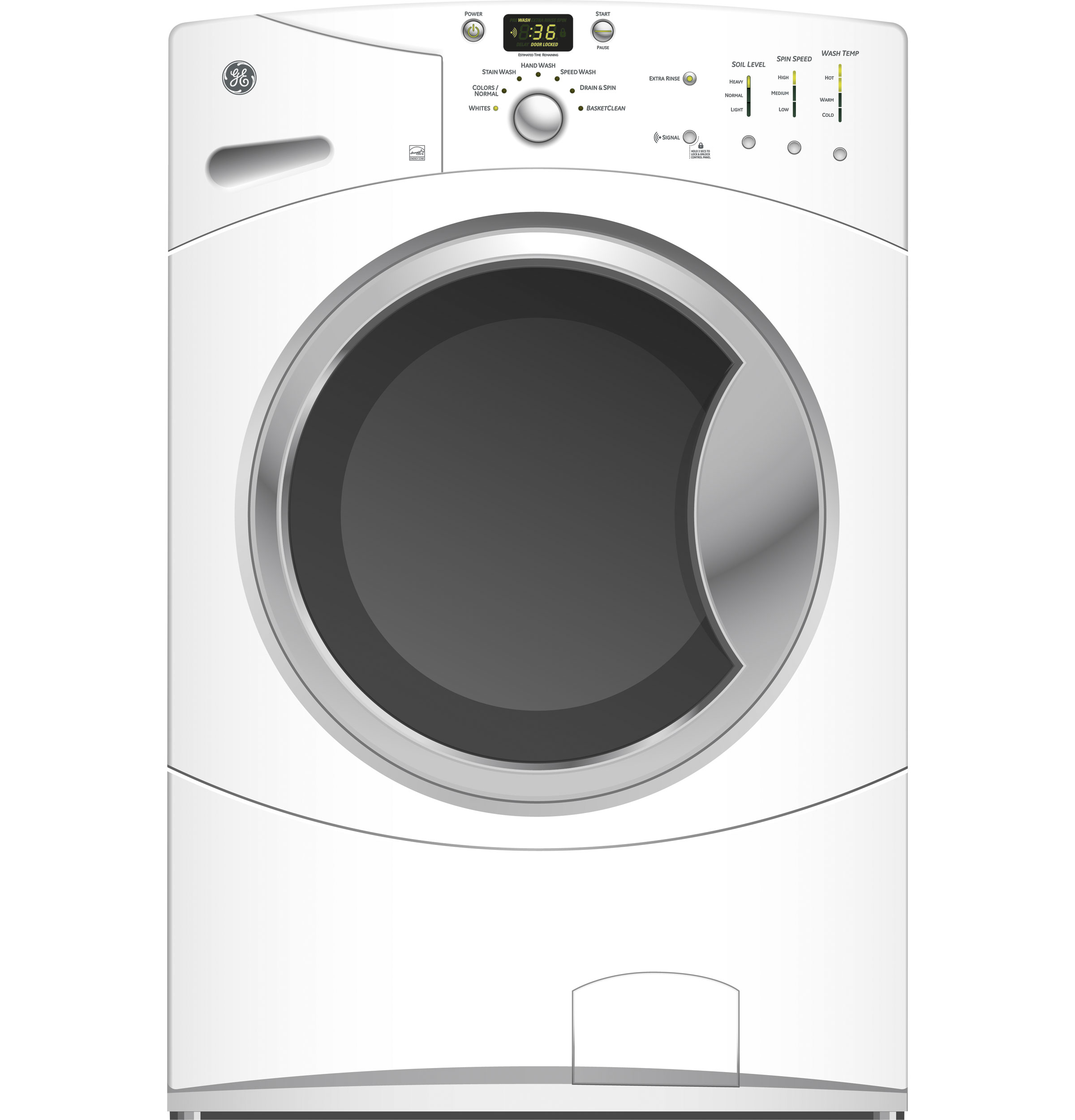 GE® ENERGY STAR® 3.5 DOE Cu. Ft. Capacity Frontload Washer