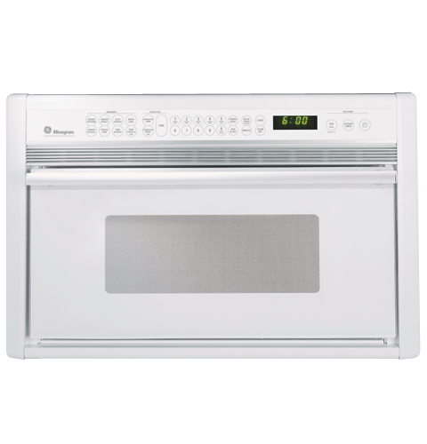 GE Monogram® White Built-In Microwave / Convection Oven