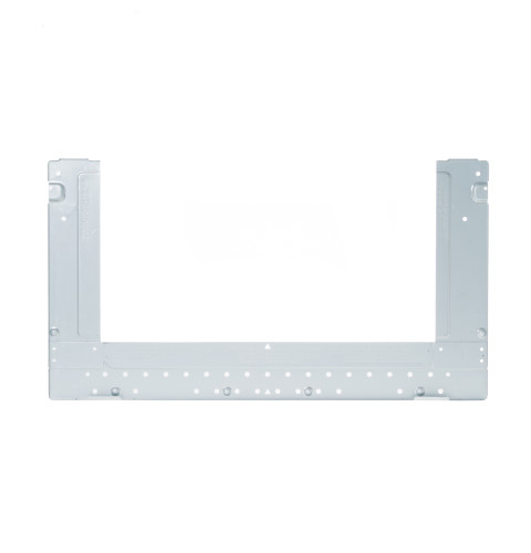 Microwave oven wall mounting plate