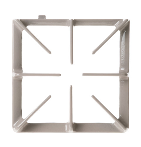 Gas range burner grate, taupe