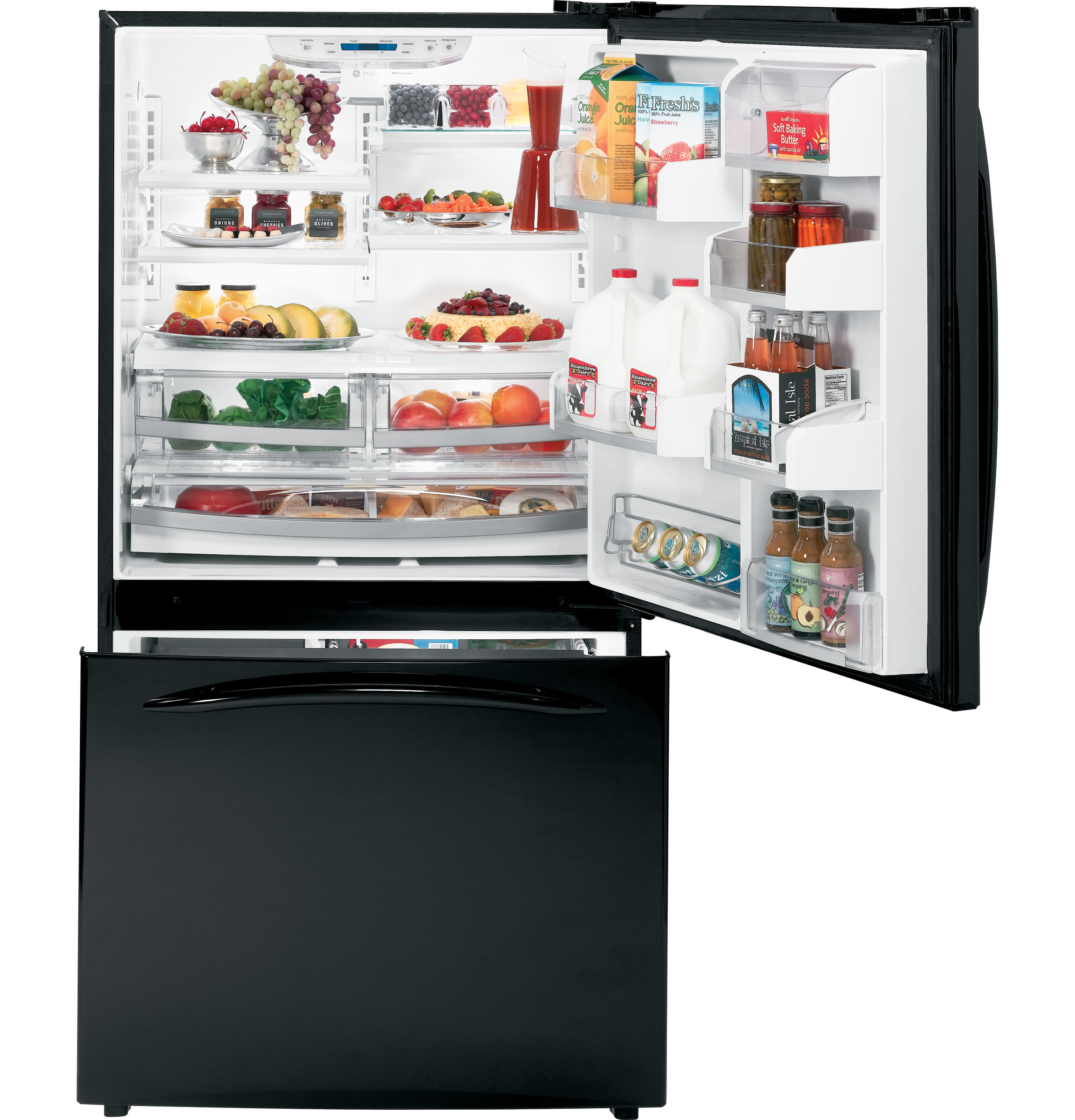 GE Profile™ ENERGY STAR® 25.3 Cu. Ft. Bottom-Freezer