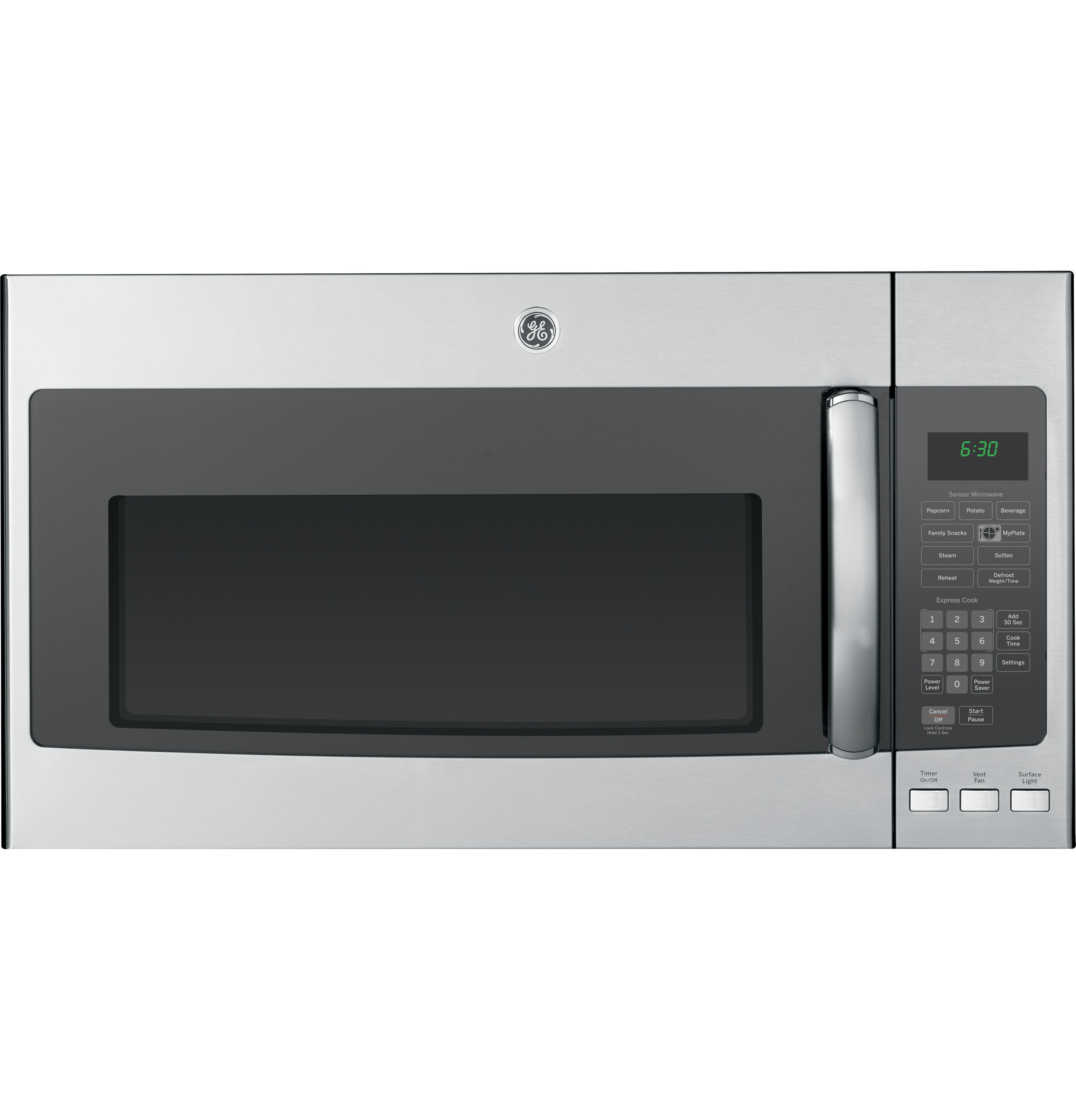 GE Profile™ Series 1.9 Cu. Ft. Over-the-Range Microwave Oven with Recirculating Venting