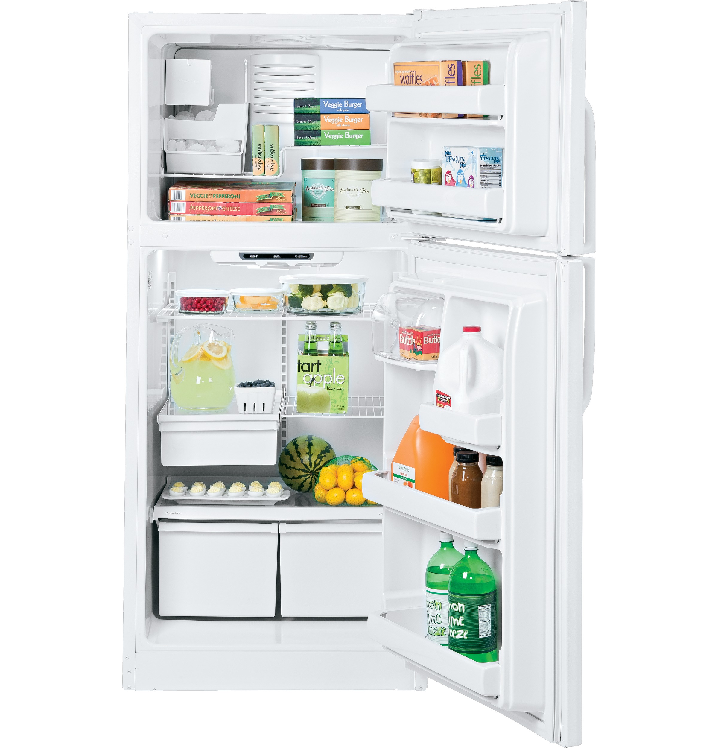 GE® ENERGY STAR® 18.0 Cu. Ft. Top-Freezer Refrigerator