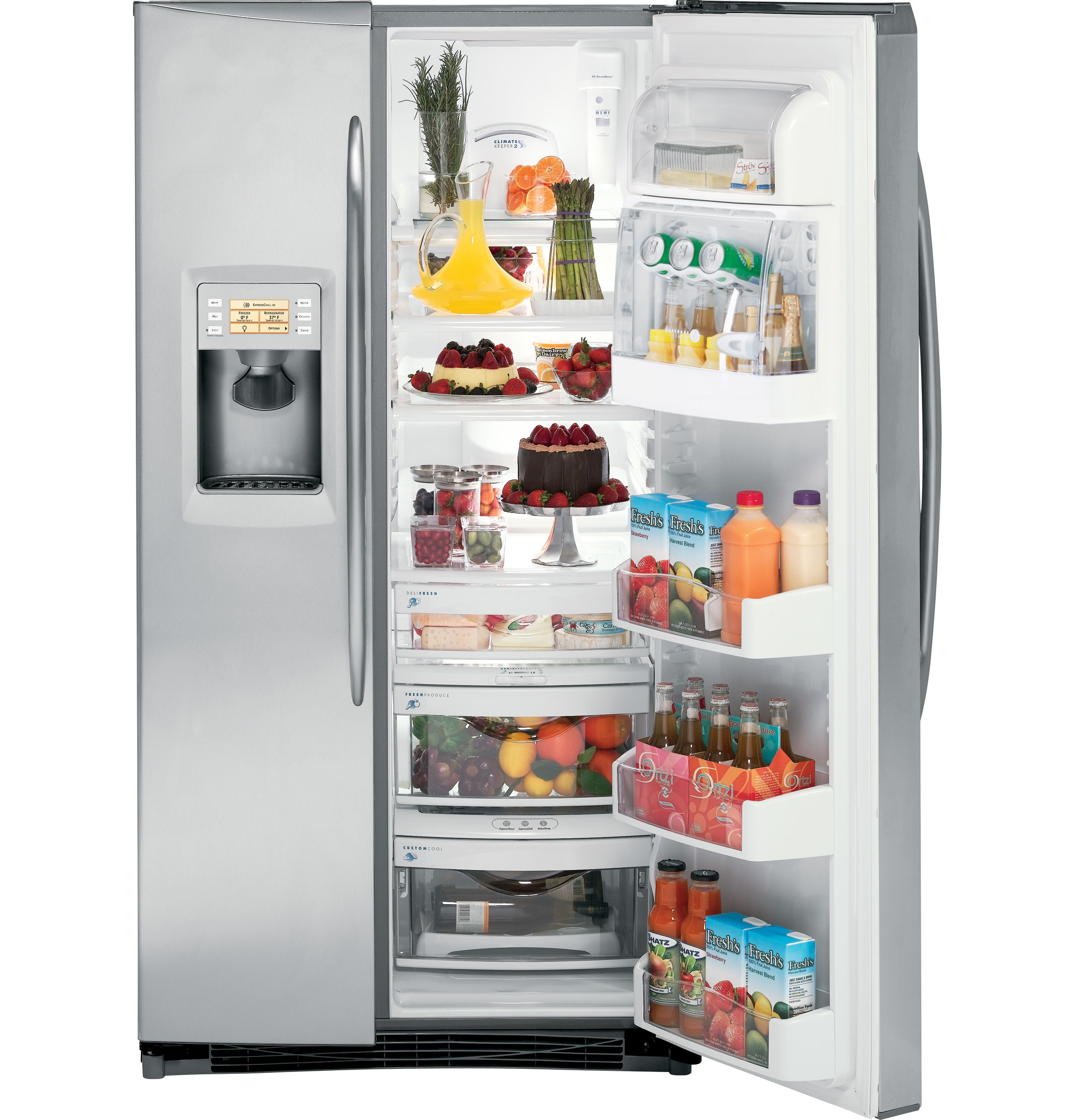 GE Profile™ ENERGY STAR® 25.5 Cu. Ft. Side-by-Side Refrigerator