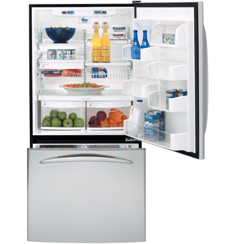 GE Profile™ ENERGY STAR® 22.2 Cu. Ft. Stainless Bottom-Freezer Drawer Refrigerator